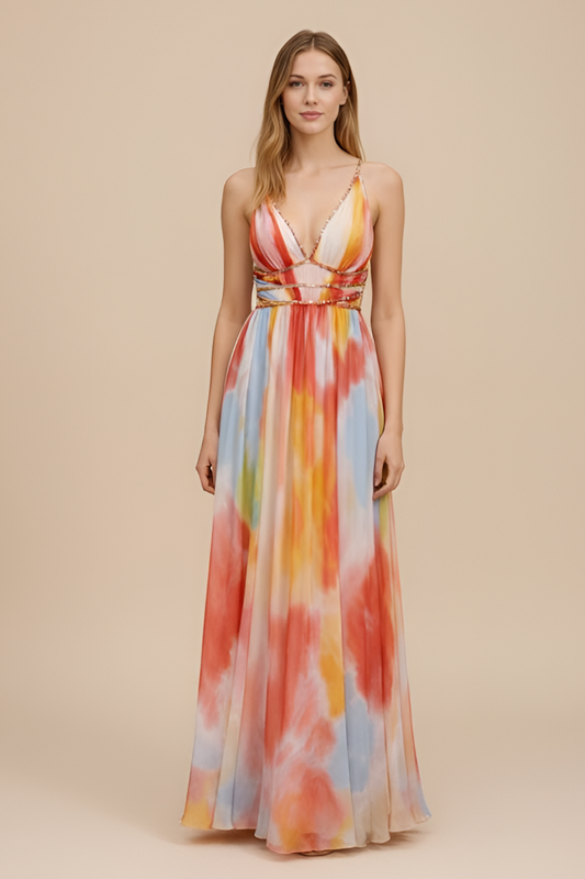 Kara Women's Maxi Dress | Lightweight Woven Fabric - 2