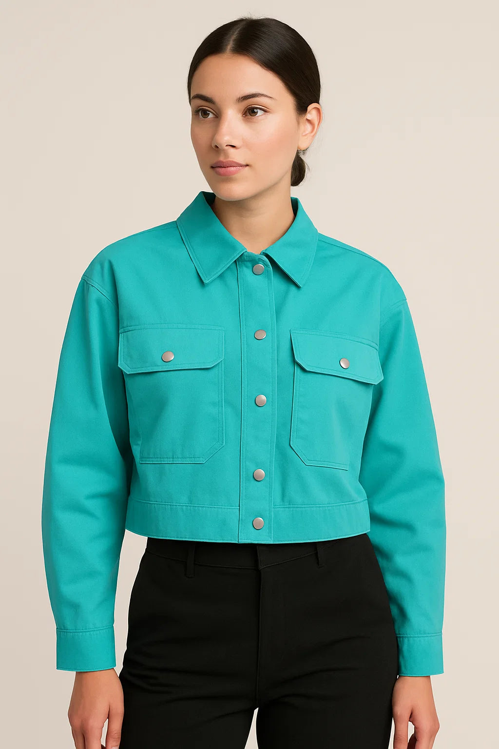 Noa | Cropped Utility Jacket