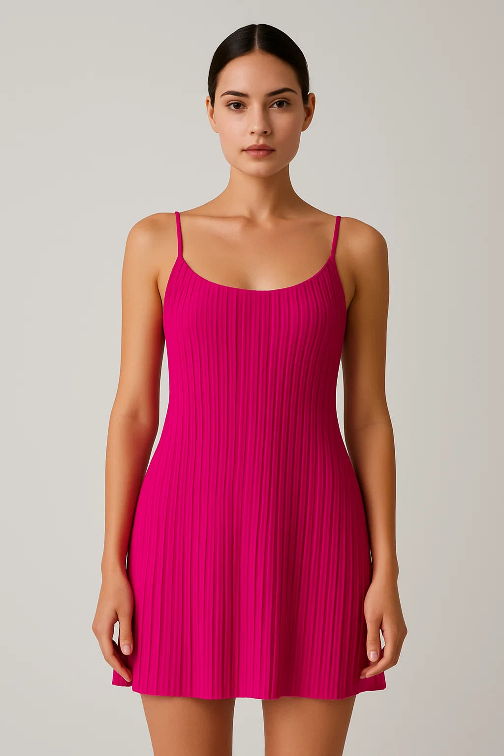 Aria | Pleated Mini Dress